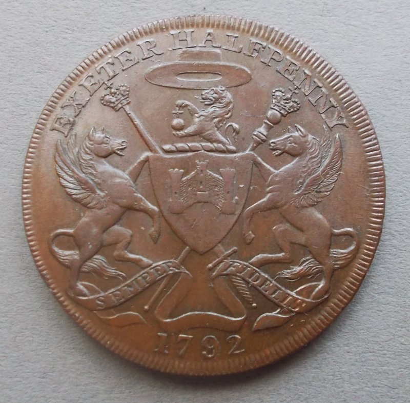 Exeter-Halfpenny-Token
